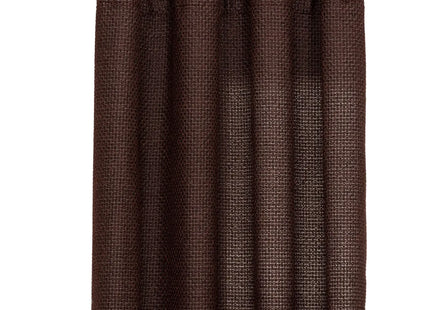 Cortina de malla marrón tonka "Wild" de 140x260cm -  181086A