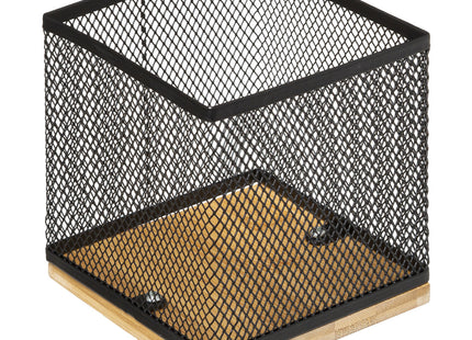 Portalápices de metal y bambú "Havi" - 181244