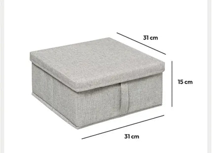 Caja organizador “Orga” 31x15cm gris claro -  181250