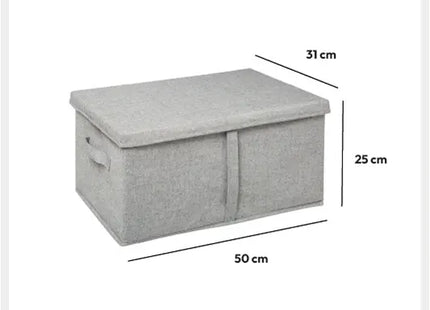 Caja organizador “Orga” 50x31x25cm gris claro -  181253
