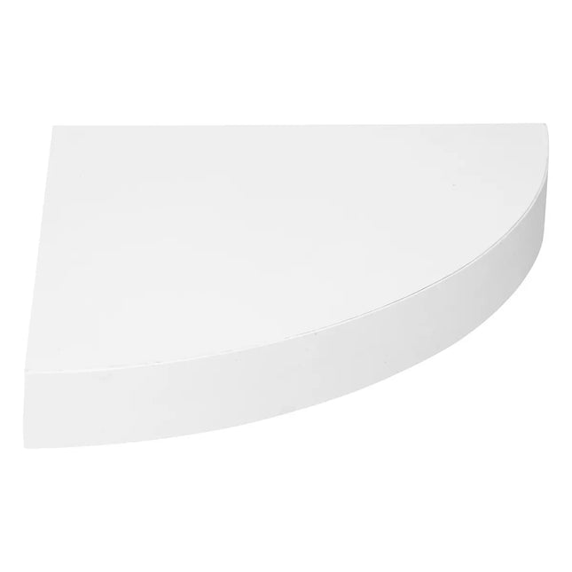 Estante esquinero “Fixy” efecto roble blanco - 181396B