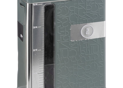 Caja con pico y ventana graduada en metal 3kg "Windo" - 181869