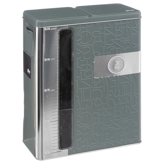 Caja con pico y ventana graduada en metal 3kg "Windo" - 181869