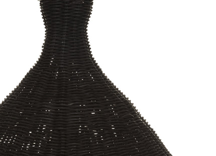 Lámpara suspendida "Léa" de ratán negro D49cm - 181911