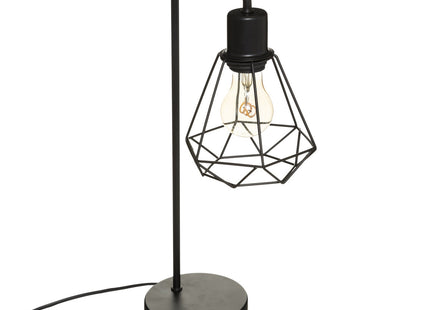 Velador "Flave" de metal con cable negro A46cm - 181933