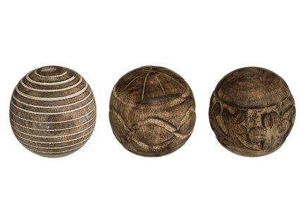 Bola deco de madera D8 - 182204