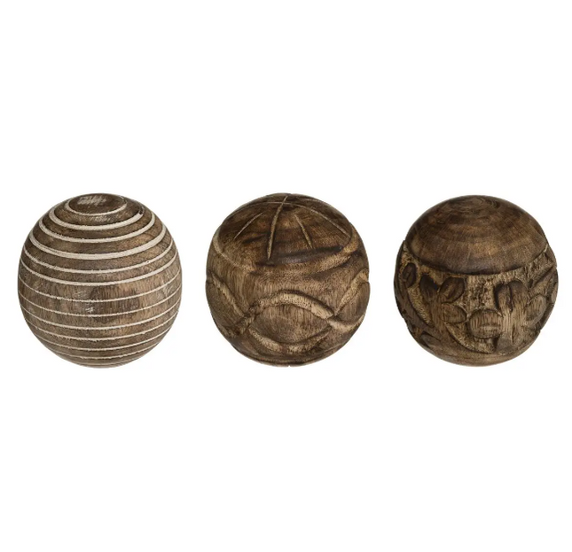 Bola deco de madera D8 - 182204