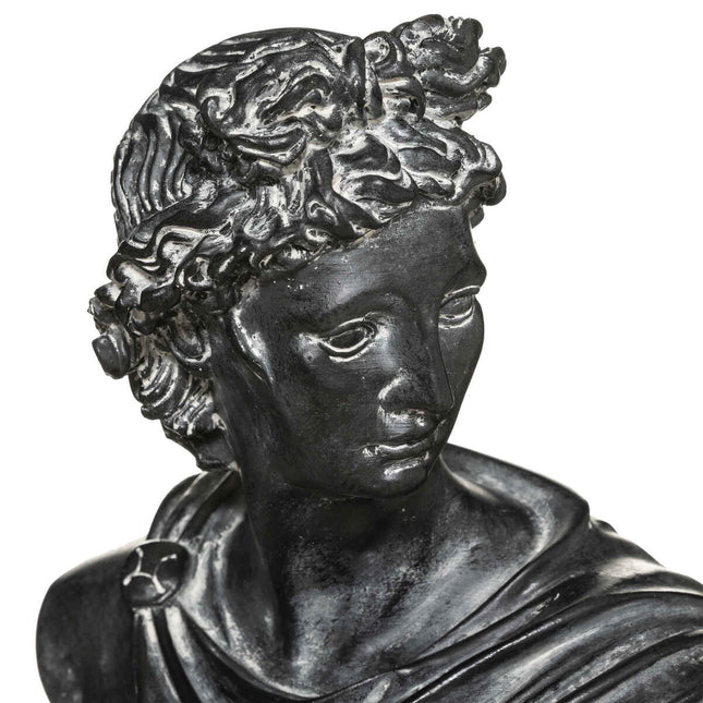 Estatuilla busto de "Apolo" en resina A30cm - 182332