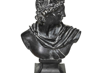 Estatuilla busto de "Apolo" en resina A30cm - 182332