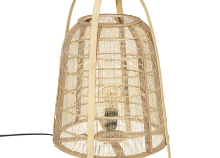 Velador de mesa "Carmen" en bambú A49cm - 182442