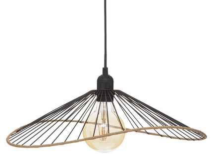 Lámpara suspendida "Alara" en metal negro D45 - 182456