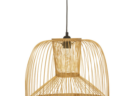 Lámpara suspendida "Amy" en bambú natural D38 - 182459