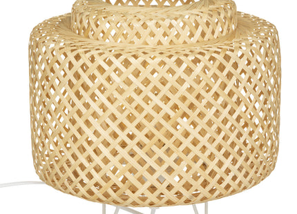 Velador de mesa de bambú natural "Liby" D25cm - 182479