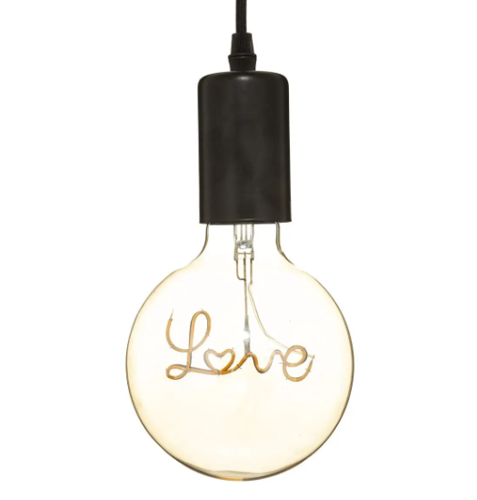 Bombilla Led "Love" colgante G125 - 182501A
