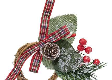 Set de 2 Servilleteros Decorativos Rama y Hoja de Acebo - 183355