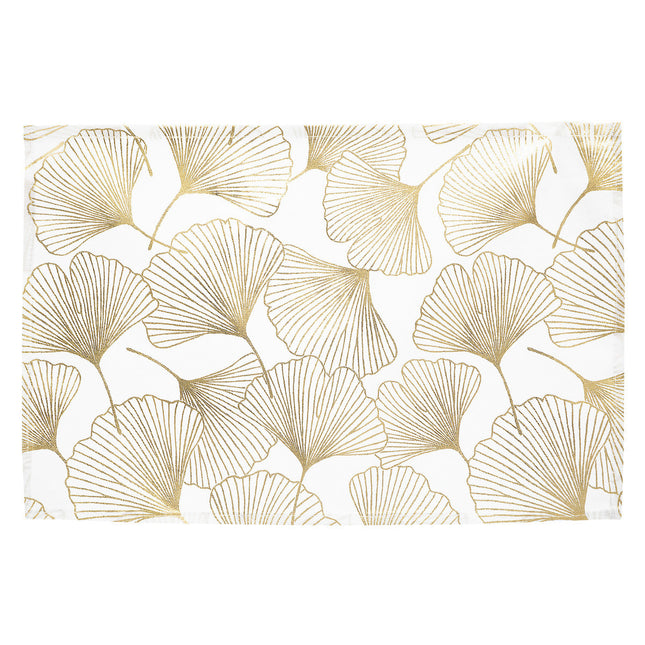 Mantel individual "Ginkgo" dorado 45x30cm - 183385