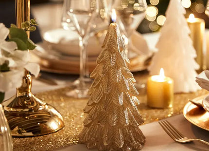 Vela con forma de árbol de Navidad de 20,5 cm y 396 g - 3 modelos - 183400