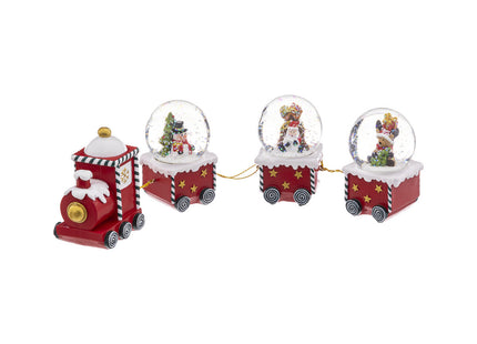 Tren de bolas de nieve con 3 vagones L20cm - 183763