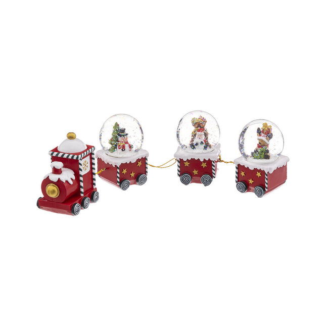 Tren de bolas de nieve con 3 vagones L20cm - 183763