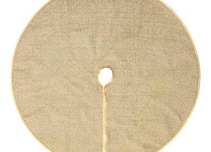 Alfombra para base de abeto dorado y brillante D90cm - 183778