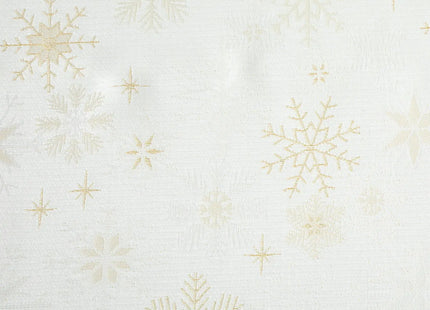 Mantel navideño "Polar Breath" estampado copo de nieve 140x240cm - 183918