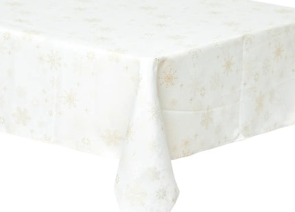 Mantel navideño "Polar Breath" estampado copo de nieve 140x360cm - 183919