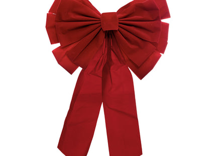 Lazo terciopelo rojo 60cm - 184111