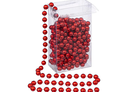 Guirnalda navideña Perla roja 1cm x 5m - 184127