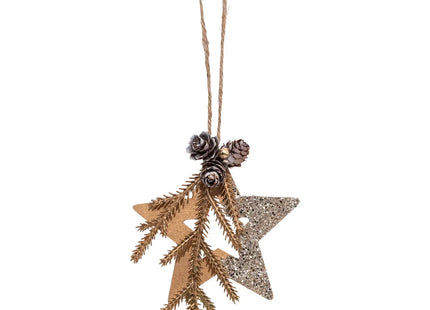 Deco navideña  de madera de pino - 184416