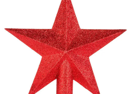 Adorno de estrella brillante para la punta del árbol 22 cm - 184430