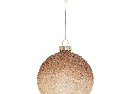 Bola navideña "Tie Dye" de vidrio 8cm - 184474