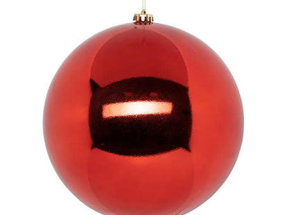 Bola navideña «Navidad Colorama» plástico rojo D25cm - 184604