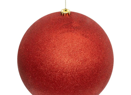 Bola maxi 25cm rojo y dorado