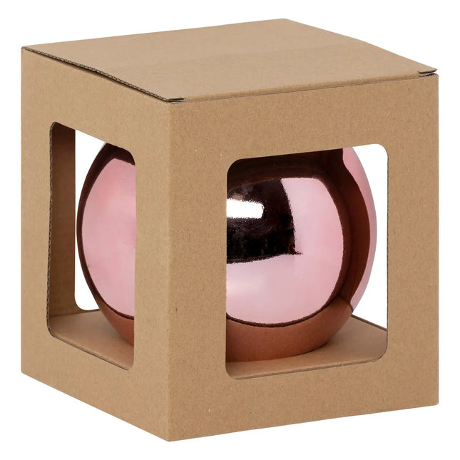 Bola navideña 15cm rosa - 184613