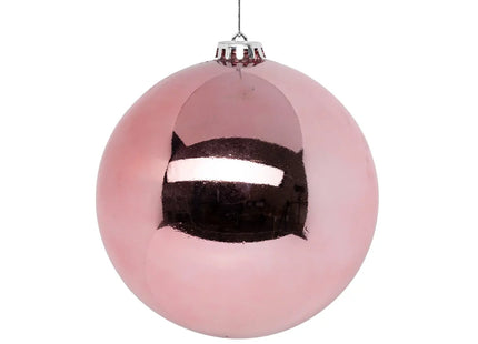 Bola navideña 15cm rosa - 184613