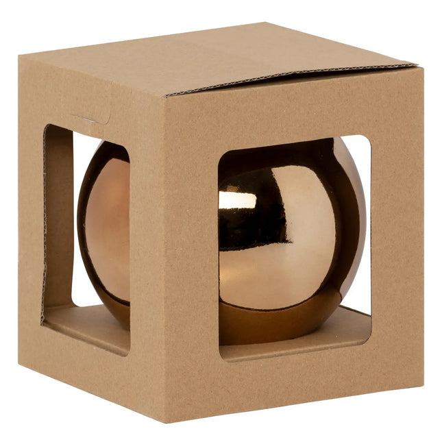 Bola navideña "Maxi" bronce D15cm - 184614