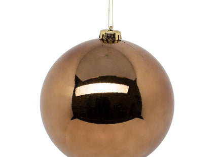 Bola navideña "Maxi" bronce D15cm - 184614