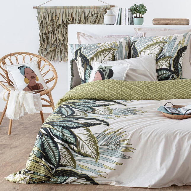 Juego de cama  "Oceania"  de algodón 220x240cm - 185206