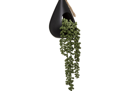 Planta artificial suspendida en maceta "Goutte" A50cm - 185453