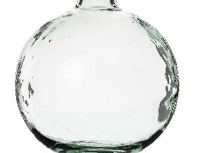Jarrón "Khem" de vidrio reciclado transparente D25cm - 185487