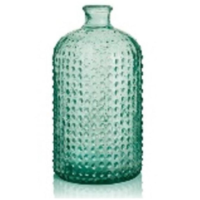 Jarrón 3D "Imet" de vidrio reciclado A20cm - 185491