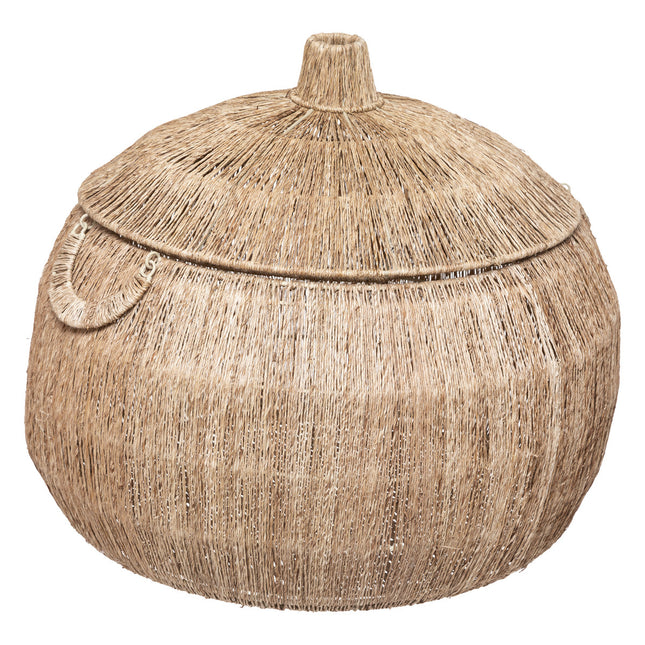 Cesta redonda "Balaya" de yute MM - 185678A