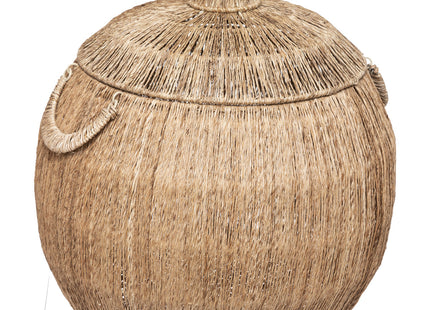 Cesta redonda "Balaya" de yute PM - 185678A