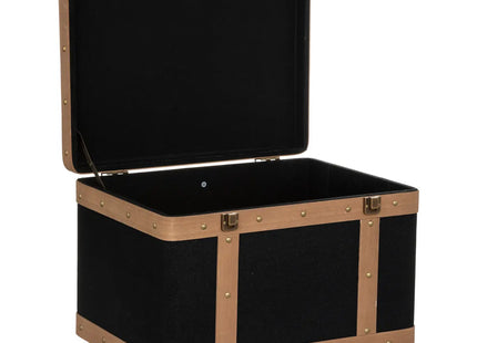 Baúl "Norah" M de madera L44cm - 185696B