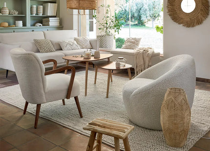 Mesas nido "Mileo" de pino L88/98cm - 185717