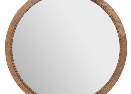 Espejo "Carmen" de madera de mango D58cm - 185818