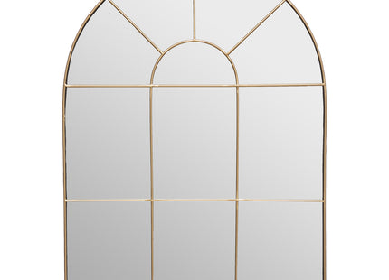 Espejo de pared "Monica" de metal dorado 54x74 - 185826