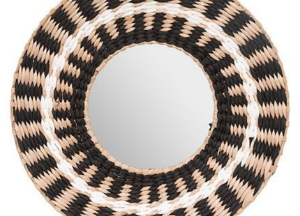 Espejo "Ines" de fibra natural D40cm  - 185832
