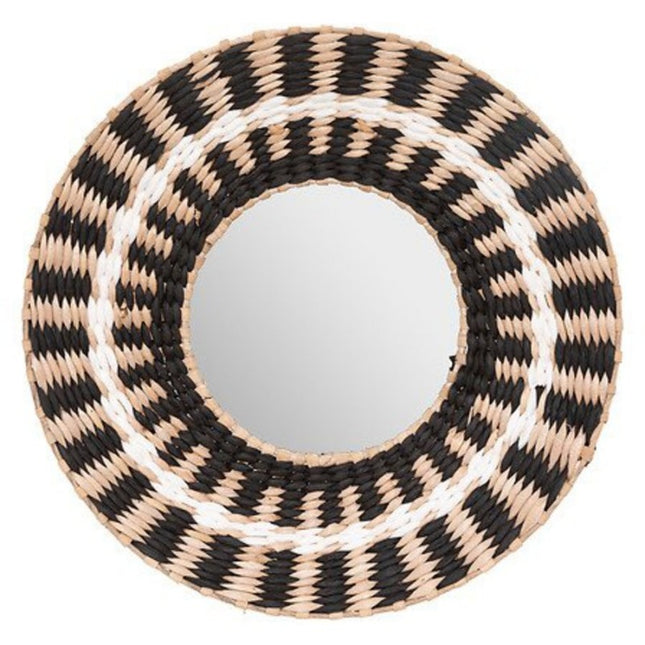 Espejo "Ines" de fibra natural D40cm  - 185832