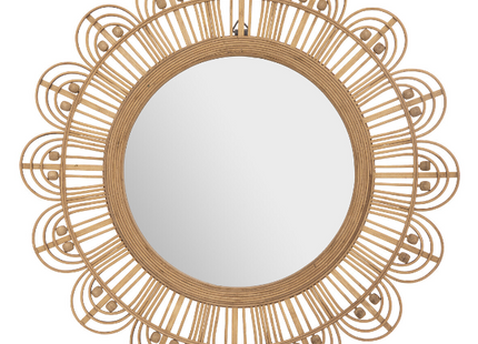 Espejo "Tara" de bambú D68cm - 185840